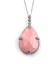 Pembe Kuvars Doğal Taş Kolye 1