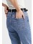 Kadın Yüksek Bel Jean Pantolon 65515171549 Koyu Mavi 4