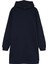 Düz Lacivert Kız Çocuk Elbise Nlfopal Ls Sweat Dress W Hood 1