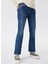 Yüksek Bel Ispanyol Paça Rahat Kadın Denim Pantolon 231 Lcf 121008 Melında Causa Blue 2
