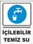 Içilebilir Temiz Su Uyarı Levhası 1