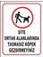 Site Ortak Alanlarında Tasmasız Köpek Gezdirmeyiniz Uyarı Levhası 1