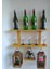 Ahşap Şaraplık Kadehlik Çiçeklik Mumluk Fener Salon Bar Organizer 3