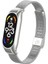Xioami Mi Band 7 Için Hasır Desenli Metal Kopçalı Kordon-Kayış 4