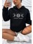 Unisex Celestial Sun Moon Baskılı Sweatshirt 1