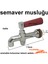 Semaver Musluğu Küçük Tip Kırmızı 1/4 Giriş Çay Musluğu Çaycı 2