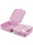 Premium Beslenme Kutusu 1 Adet Pembe 15 x 16 x 9 cm BPA İçermez ve Yıkanabilir 4