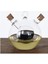 Yağlık Sirkelik Cam 2in1 Yuvarlak Sirke 60ML Yağ 430ML Çap 11CM 2