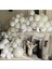 Pastel Beyaz Gri Balon 100 Adet + 5 Mt. Balon Zinciri 1