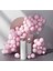 Makaron Pastel Renk Pembe 50 Adet Balon ve Balon Zinciri 1