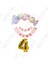 Happy Bırthday Yazılı Banner Makaron Balon Seti 4 Yaş Gold Set Doğum Günü 1