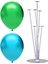 7 Çubuklu Balon Standı + 40 Adet Balon ( Açık Mavi - Koyu Yeşil ) 1