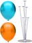 7 Çubuklu Balon Standı + 7 Adet Balon ( Açık Mavi - Turuncu ) 1