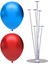 7 Çubuklu Balon Standı + 7 Adet Balon ( Kırmızı - Koyu Mavi ) 1