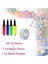 Makaron Pastel Balon + Balon Zinciri ve Pompa Seti Soft Balon 60 Adet 1