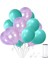 Su Yeşili - Lila Metalik Balon 15 Adet 1