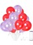 Lilakırmızı Metalik Balon 100 Adet+ 5 mt Balon Zinciri 1