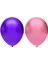 Metalik Balon Seti 10 Adet ( Pembe, Mor) 1