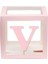 Pembe V Harfli Şeffaf Kutu 1