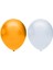 Metalik Balon Seti 50 Adet ( Beyaz, Turuncu) 1