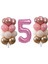 Pastel Krom 5 Yaş Pembe Doğum Günü Balon Seti 1