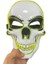 Cadılar Bayramı Maskesi LED Işık Up Korkunç Kafatası Maskesi Erkekler Kadınlar İçin Kostüm Karnaval Cosplay (25X17X7CM) (Yeşil) (Yurt Dışından) 2