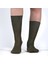 Haki Renkli Düz Merserize Çorap 2