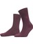 Bordo Düz Renk Merserize Çorap 3