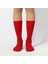Kırmızı Düz Renk Merserize Çorap 1