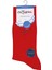 Kırmızı Düz Renk Merserize Çorap 4