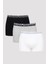 Çok Renkli Elastic Band Slogan 3lü Mid Boxer 1