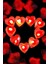 Kalp Şekilli Tealight Mum 100 Adet, Dekoratif Mum, Romantik Ortam Mumu 3
