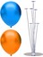 7 Çubuklu Balon Standı + 7 Adet Balon ( Turuncu, Koyu Mavi ) 1