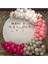 Pembe-Fuşya-Beyaz-Gri-Krom Gold Balon 50 Adet + 5 Mt. Balon Zinciri 1