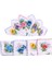 10PC/SET Womens Beyaz Mendil Hankies Cep Hanky ​​renkli Çiçek Hediyesi (Yurt Dışından) 5