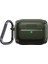 Apple Airpods Pro Kılıf Sert Armor Karbon Görünüm A26 Koyu Yeşil 1