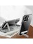 Casestreet Apple iPhone 12 Pro Max Kılıf Lüx Silikon L Standlı Şeffaf 3