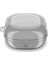 Casestreet Samsung Galaxy Buds Live Kılıf Transparan Kancalı Silikon SF14 Antrasit 1