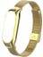Xiaomi Mi Band 7 Kordon Clipsli Hasır Metal Ayarlanabilir Krd 06 Gold 1