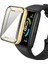 Huawei Band 7 ile Uyumlu Tpu Çerçeveli Tam Kapatan Ekran Koruyucu Çerçeve Kılıf Gold 1