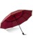 Büyük Ticari Şemsiye Çift Katmanlı Golf Şemsiyesi (130CM) (Kırmızı) (Yurt Dışından) 1
