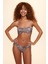 No Gossip Blush Dolgulu Straplez Bikini Tek Üst Leopar Desenli 229103 1