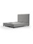 Deluxe Baza+Başlık Gri 160X200 1
