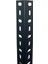 Renkli Çelik Raf Profil - 100 cm -Siyah-1.50 mm 1