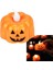 1 Adet Halloween Işıklı Balkabağı Gülen Yüz Pilli LED Dekor Mumu Işığı 1