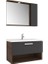 Trevı 100CM Set Banyo Dolabı Antrasıt/cevız 1