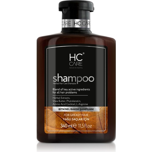 HC Care Yağlı Saçlar Için Şampuan - 340 ml