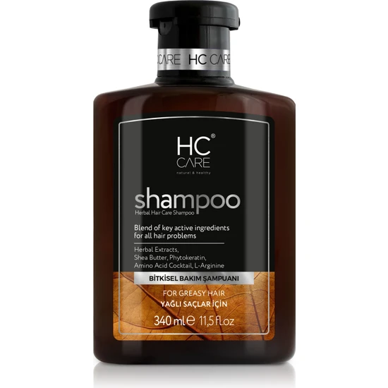 HC Care Yağlı Saçlar Için Şampuan - 340 ml