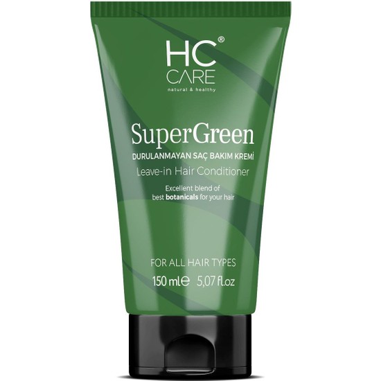 HC Care Super Green Durulanmayan Saç Bakım Kremi - 150 ml