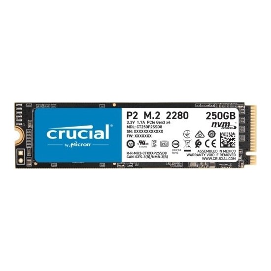 Crucial P2 250GB SSD M.2 Nvme Pcıe CT250P2SSD8